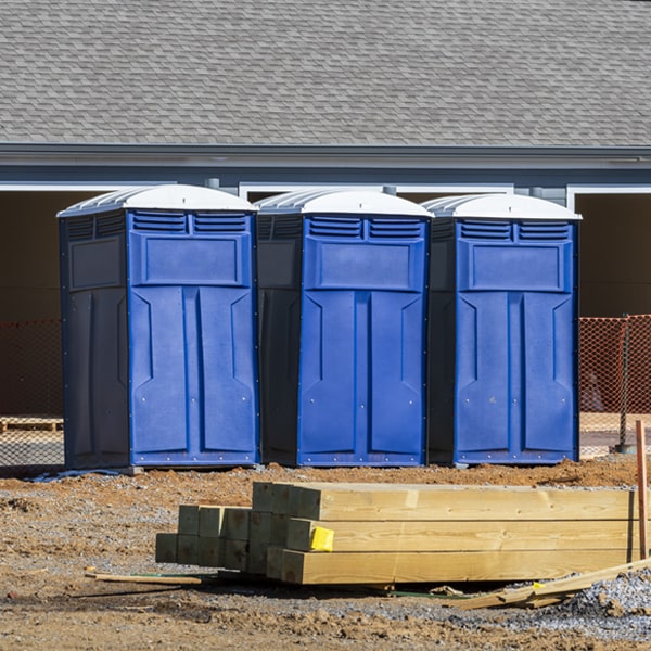 what is the cost difference between standard and deluxe porta potty rentals in Endicott WA